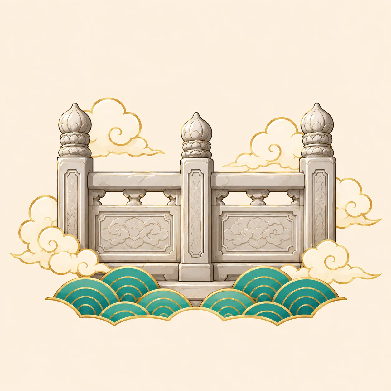 石雕栏杆